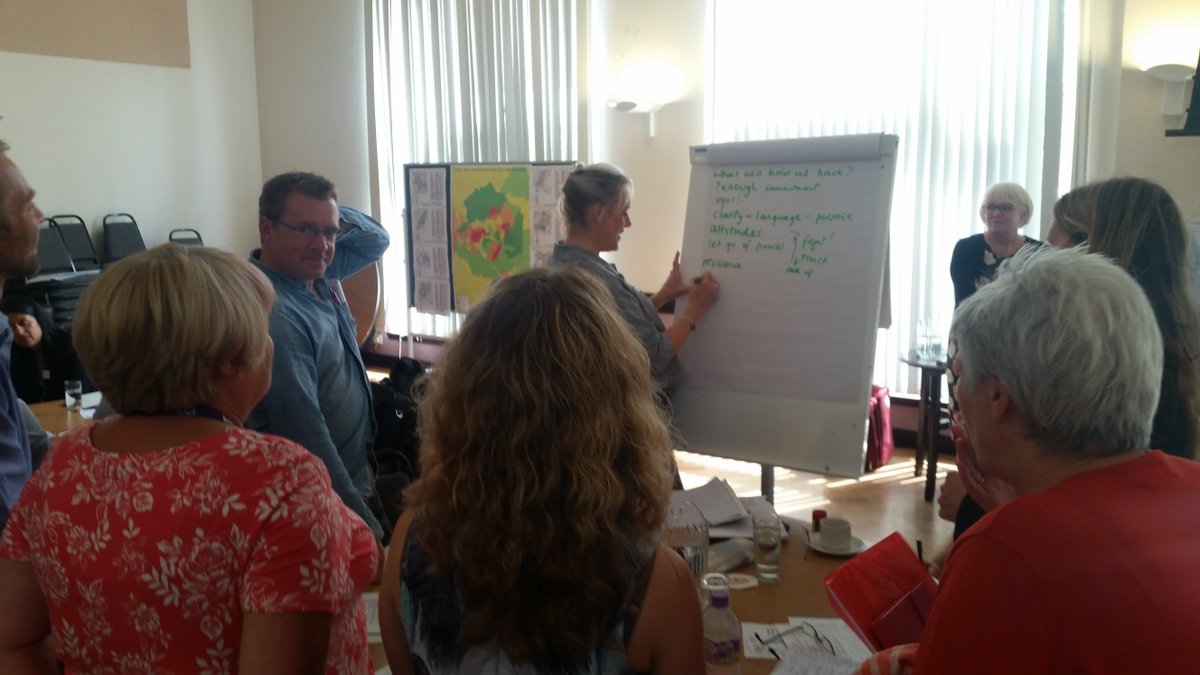 ICExeter's tweet photo. Fri pm, sun shining but inspired into turning conversation to action. Energy in next steps #whatmatterstoyou https://t.co/4GxkafDwE5