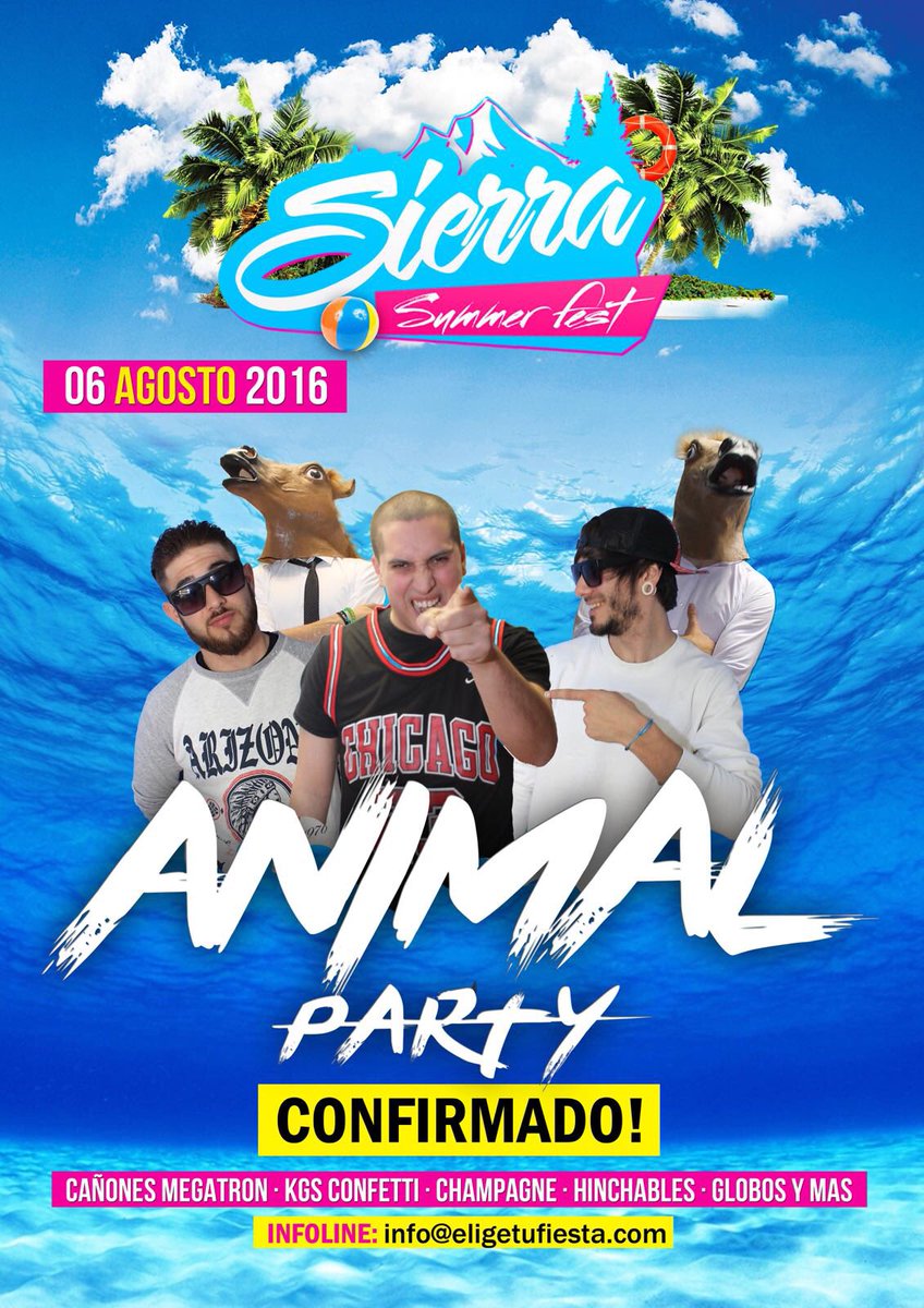 Primeros artistas confirmados!!! Animal Party mira lo que te tienen preparado...    facebook.com/EventosEligetu…