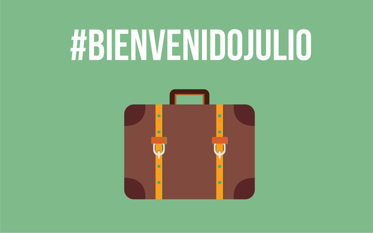 ¡Julio ya está aquí! ¿Qué planes tienes para el verano? #Bienvenidojulio