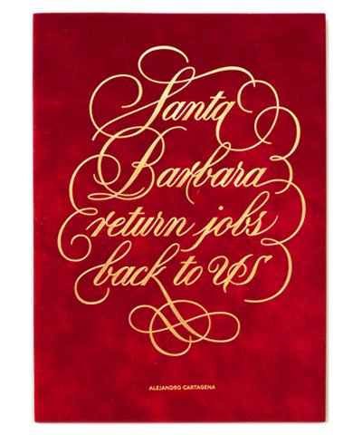 “Santa Barbara Return Jobs Back to US” is among the shortlisted books for Prix du Livre 2016, Arles