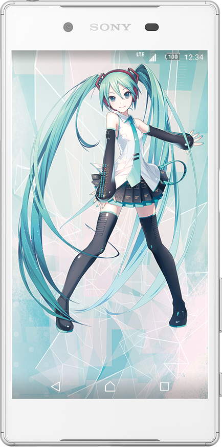 Sanka さんか V5 Miku Expo 21 Online 初音ミク 壁紙ダウンロード スペシャルコラボレーションを記念して 初音ミクのオリジナル壁紙をxperiaユーザーにプレゼントします T Co Vmqjd4s1vx