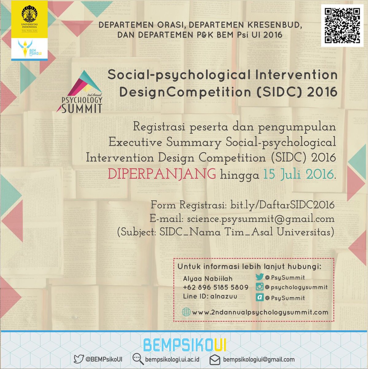 PsySummit's tweet image. Website 2ndannualpsychologysummit.com
Instagram @psychologysummit
Ask.fm @PsySummit
#UnityandEquality
#2ndAnnualPsySummit