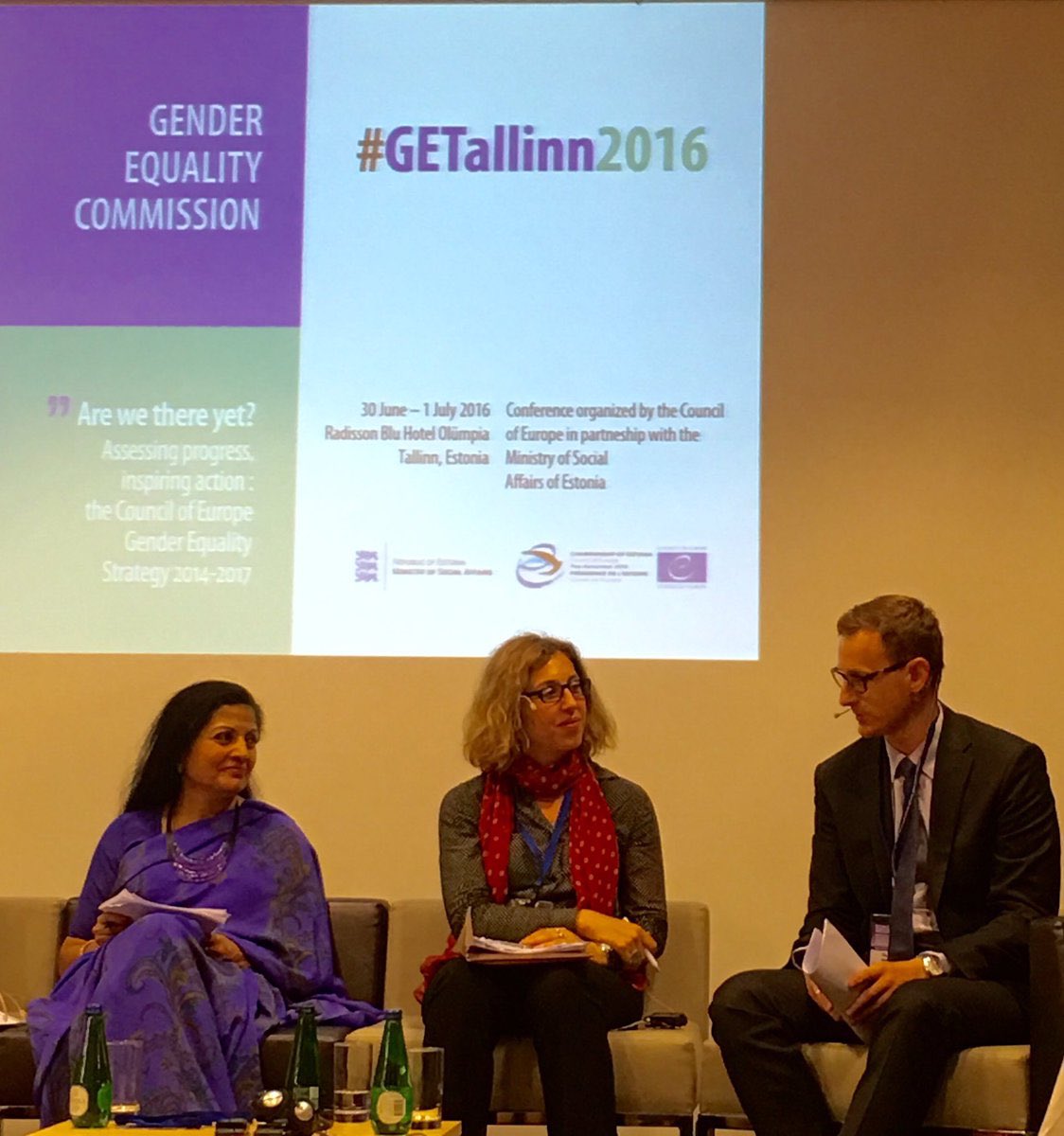 EBG_BFEG_UFU's tweet photo. #GETallinn2016 @WBG_Gender - Filip Kochan of World Bank Group : "Equality means economic power" https://t.co/qyhCrTkO56
