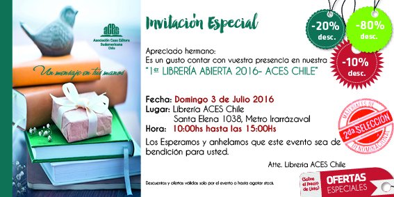 Acompáñanos este domingo! Te esperamos!