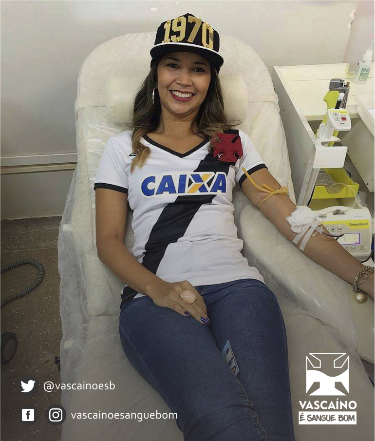 VascainoeSB's tweet photo. Faça como a Vascaína Michele Souza! Doe sangue, ajude a salvar vidas!

Vascaíno é Sangue Bom https://t.co/93jfAwk3Y8