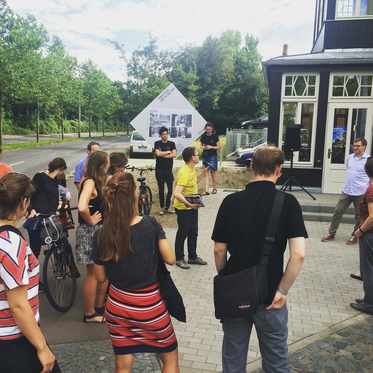 IN-SITU-PARCOURS - 1. Station: Robert Capa in der Jahnallee 61 mit Vortrag von Martin Schieder #fstop16