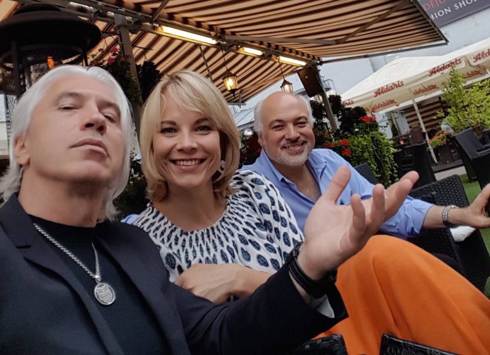 Hvorostovsky's tweet image. And paladies to @elinagaranca for your hospitality this week in Latvia!