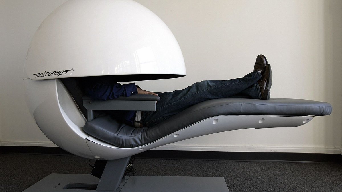 HealthTBN's tweet image. Futuristic nap pods get ... #Brain #Future #NeuralOscillation #Psychoacoustics #news wp.me/p7uq53-4mR
