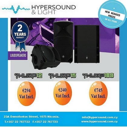 VHypersound's tweet photo. ΝΕΑ ΕΠΟΧΗ ΤΙΜΩΝ σε ΟΛΑ τα προιόντα Mackie! 
https://t.co/Ta3nSCBP1r
#Mackie #LoudSpearkers #ThumpSeries https://t.co/IFFfqJzKM2