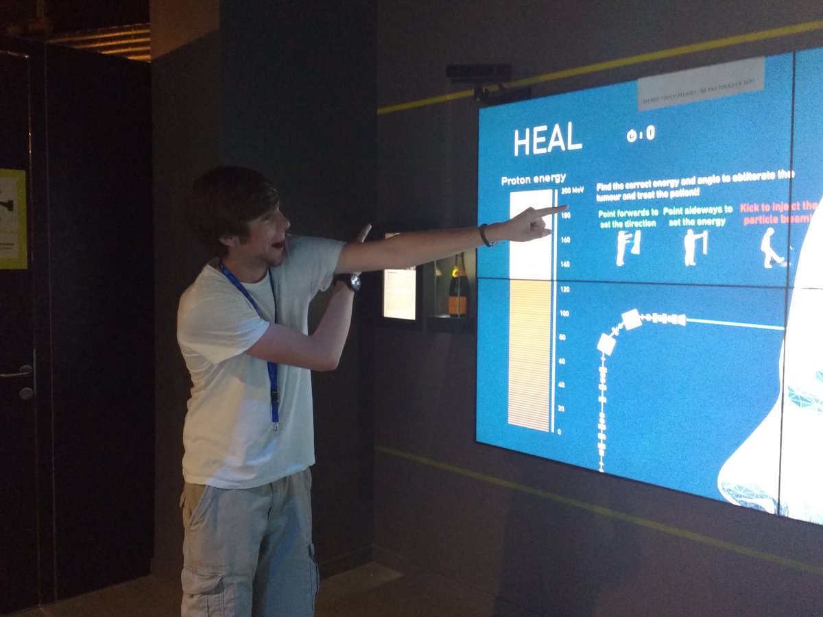 GSA_STEMClub's tweet photo. It's all about the strength of the kick! #cern2016 https://t.co/oo0t04QFqu
