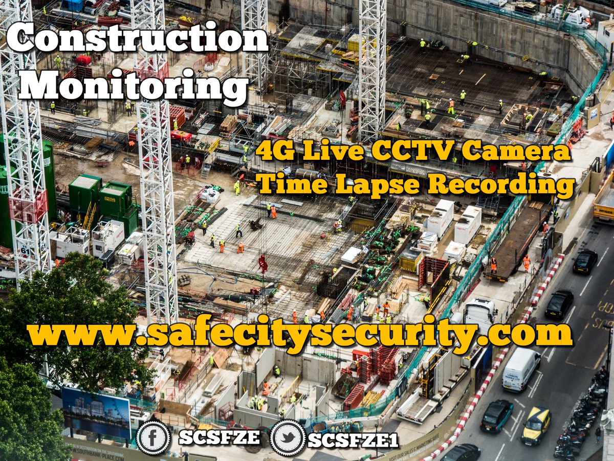 SCSFZE1's tweet photo. #timelapse #constructioncctv #sitemonitoring #cctv #4Gcamera #livecctv #building #constructionsecurity #dubai #uae https://t.co/KnVKoYbGai