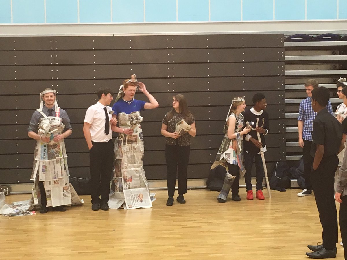 OBAsixthform's tweet photo. The wedding dress team building activity! #Y12induction https://t.co/JSfsKA4qKv