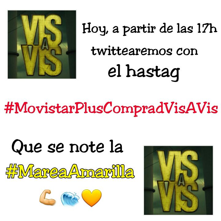 VisAVis3T's tweet photo. #GraciasVisAVis #QueremosMasVisAVis #Queremos3TemporadaVisAVis #VisAVis #MareaAmarilla DIFUSIÓN 5 MIN Y EMPEZAMOS https://t.co/AiWm0dSM5w