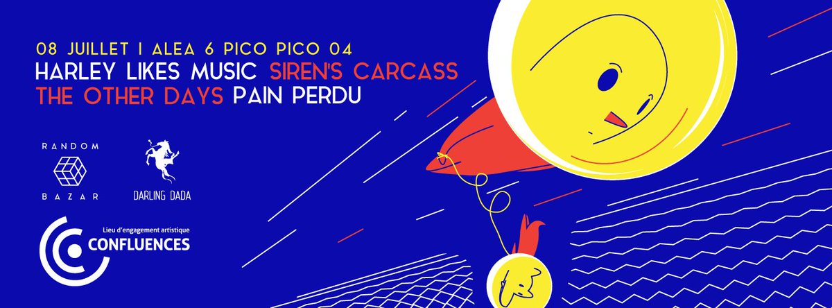 en #live le 8/7 à l'ALEA #06  // espace <a href="/Confluences20/">Confluences</a>
// Thanx @randombazarfest!
facebook.com/events/9464731…