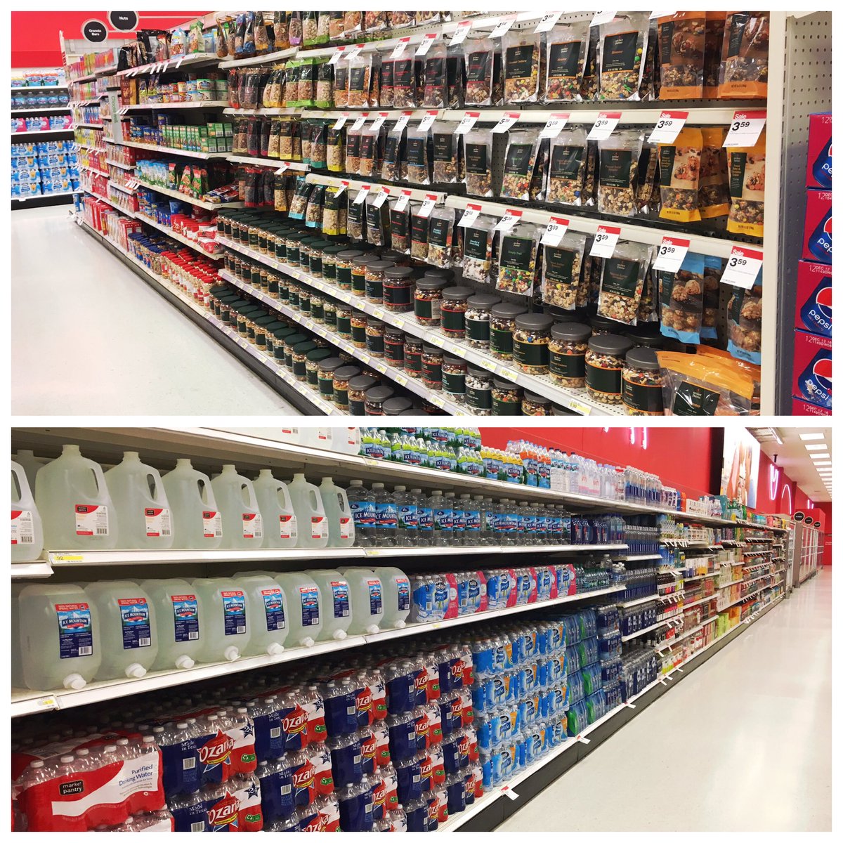 BrennaHeidrick's tweet photo. Snacks and hydration, wknd necessities! Target has it! #D129coinchasers #G194makescents @svnnhbrnhm @AmberHafron https://t.co/PZzhFWEgSQ