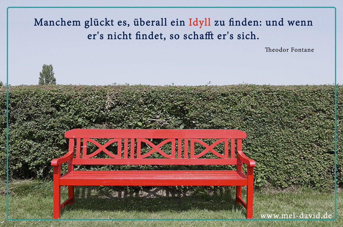MelissaCDavid's tweet photo. Ich wünsche dir ein schönes Wochenende und ein ganz persönliches Idyll. https://t.co/wlmIqOHBOD