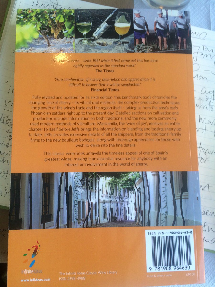Cor, look what's just arrived. Everything the #sherrylover needs to know. A masterly work. Thanks <a href="/Infinite_Ideas/">Infinite Ideas</a>