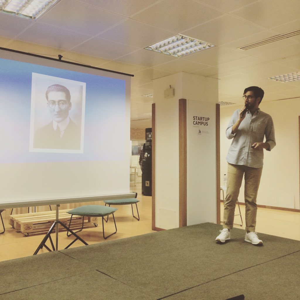 FabricaStartups's tweet photo. Back from coffee break: here's @consultadoviajante #fabstart #discoveries #turismoportugal #nos #liveyourdreams https://t.co/FCKWZrCpWG