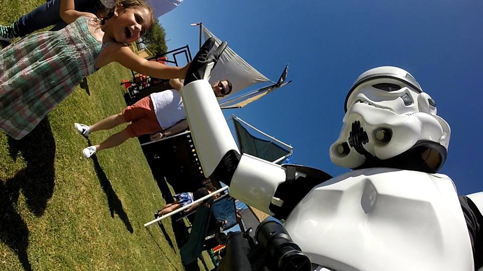 501SCG's tweet image. TK-42215 making friends at the 2nd Annual Fred Robinson Classic Car Show #SoCal501st @501stLegion