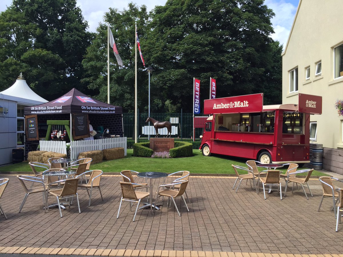All set up and ready to go <a href="/HAYDOCKRACES/">Haydock Park Races</a> for <a href="/JessGlynne/">Jess Glynne</a>  serving