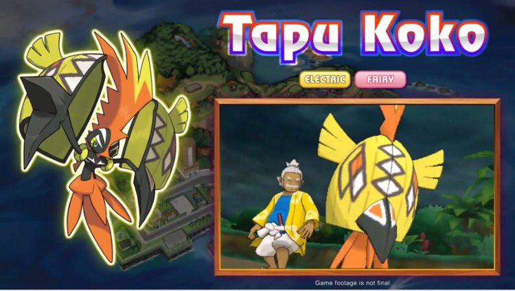 PKMNWorldwide's tweet photo. We can't wait to see Tapu Koko! It's the guardian of Melemele Island in #PokemonSunMoon! https://t.co/BjCwRJiSVJ