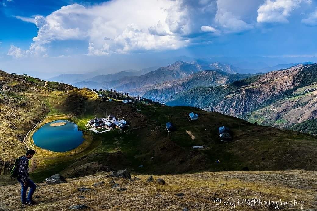 AjitSinghDhadda's tweet photo. #prasherlake from the top of #mountain during #treeking trip in #india #himalyas #hiking #landscape #nature #travel https://t.co/G9OhTF4rVN