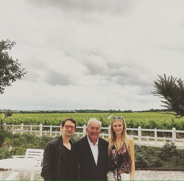 Matt on Instagram: 
'Hanging with the Bordeaux wine/cognac legend Alfred Tesseron at #PontetCanet...'
