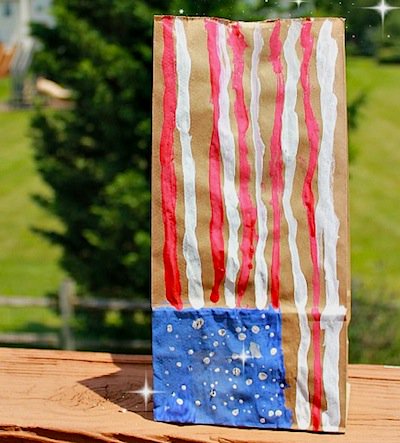 RussellHallCo's tweet photo. Happy #FourthofJuly! Try this craft using our brown paper bags with the kids this weekend! https://t.co/hQoK69q43T