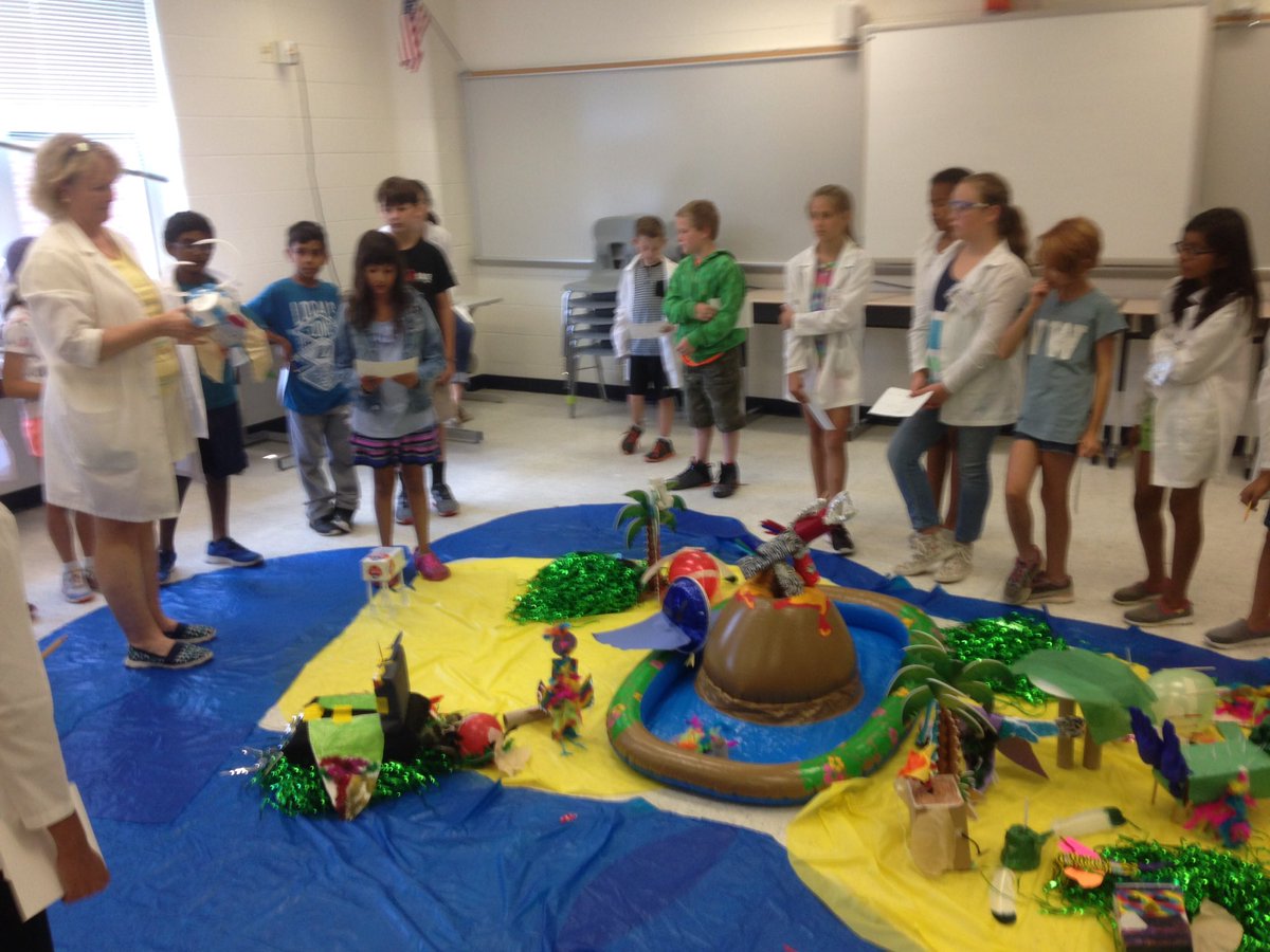 GallMr's tweet photo. @patriciaherr2 @MrCharlish After a week learning about adaptations, time to create your own animal. #STEMcamp2016 https://t.co/0fOH0hxXKY
