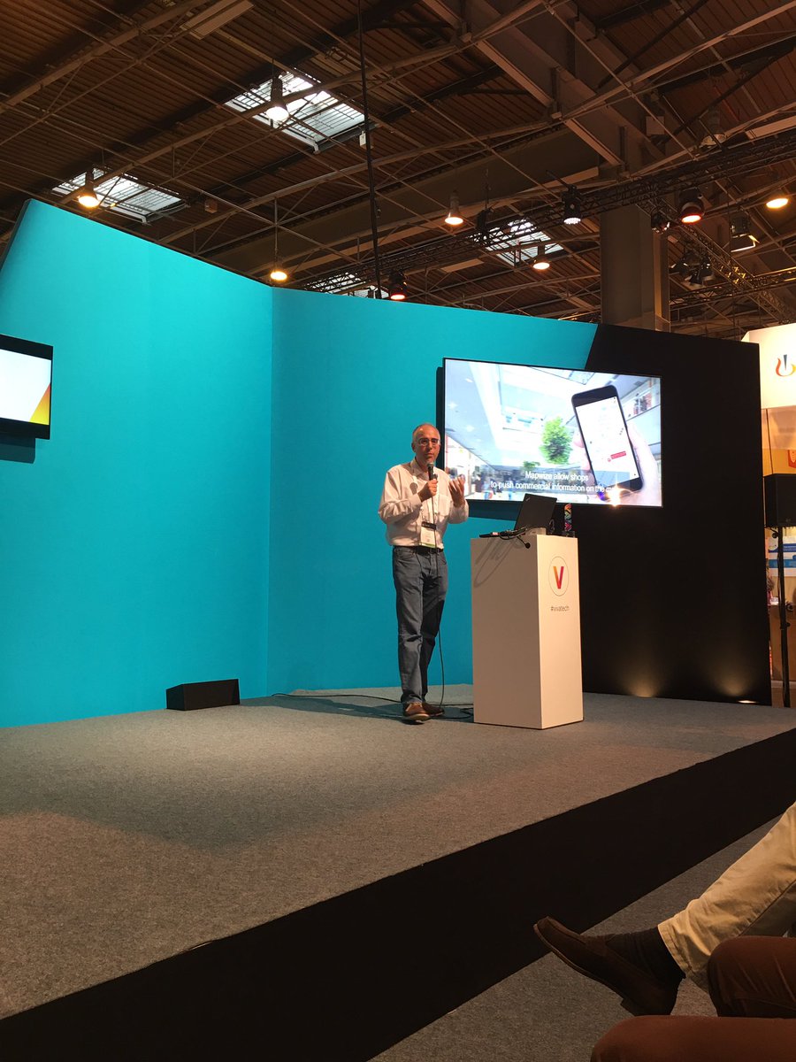 sebimbert's tweet photo. #mapwize great start-up speech, great innovative #smartbuilding service #vivatech https://t.co/2J4F7cQVZe