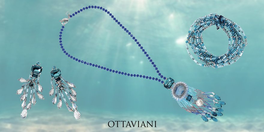 I colori dell'oceano risplendono sul tuo look con la parure #Ottaviani #OttavianiBijoux.
bit.ly/OTTAVIANI
