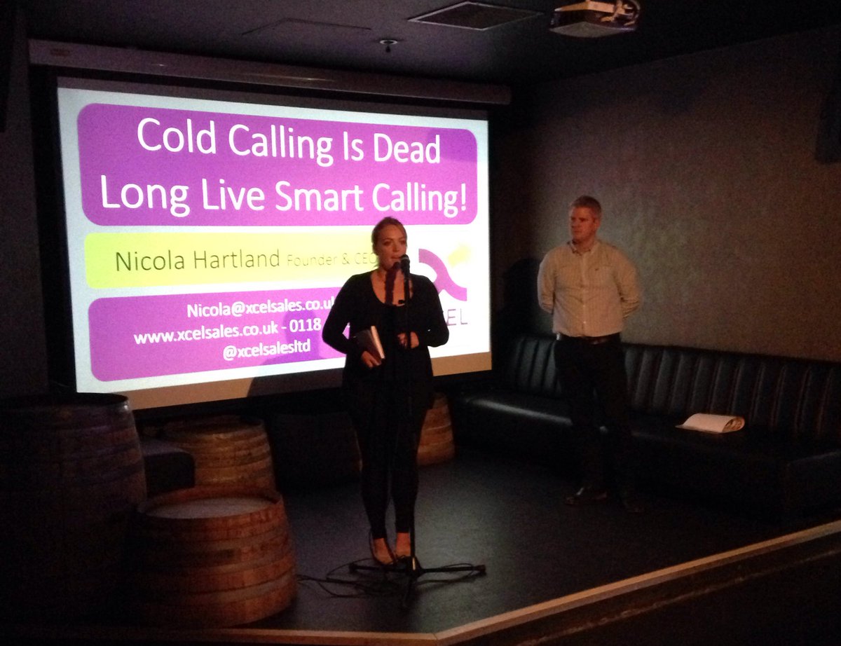 Hannah #marketing manager from <a href="/ryndreading/">RYND Reading</a> welcomes the <a href="/FFC_Reading/">First Friday Club</a> #members to today's #networking event