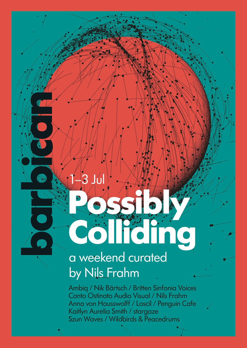 robertraths's tweet photo. very excited about @nilsfrahm curating the next few days at the @BarbicanCentre. hoping to see some of you there! :) https://t.co/WIvVgMZlmv