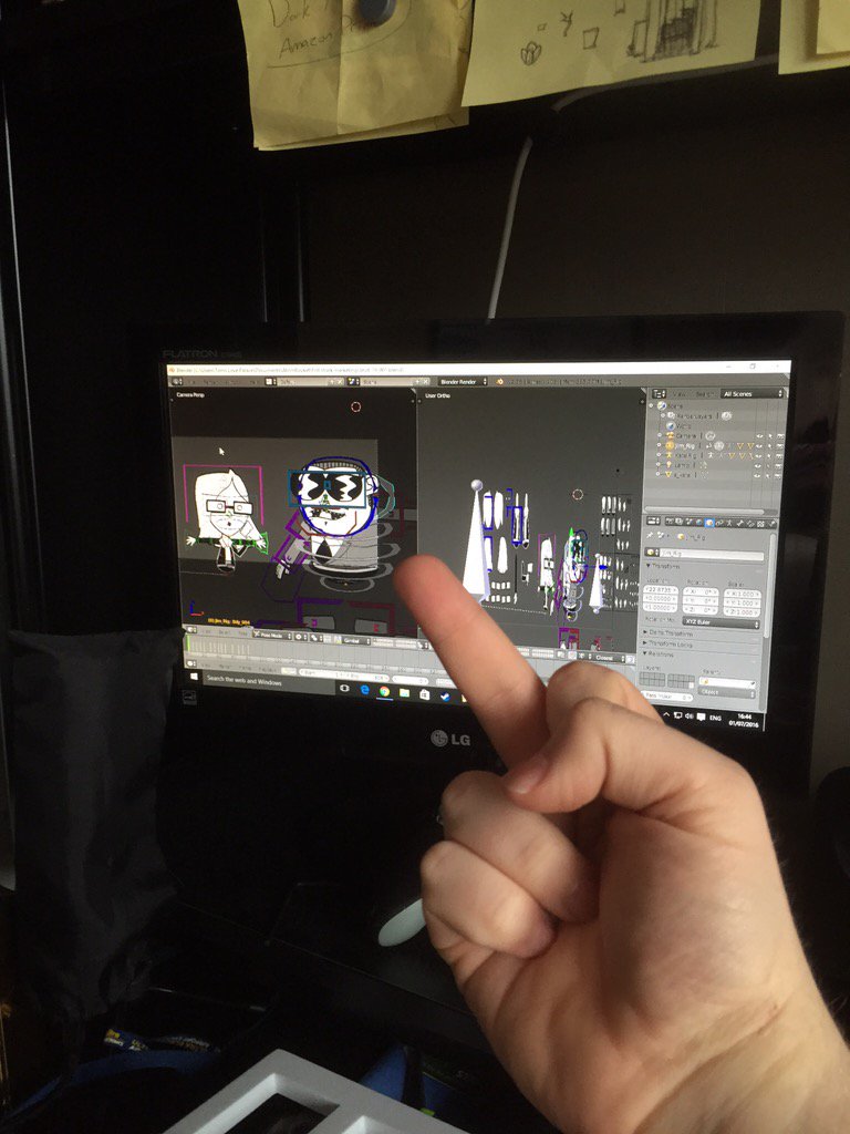 mcfadface's tweet photo. Afternoon you magnificent bastards! Wondering where I've been? Animating! That's what ;) #animating #workinghard https://t.co/U8vjXlv9sh