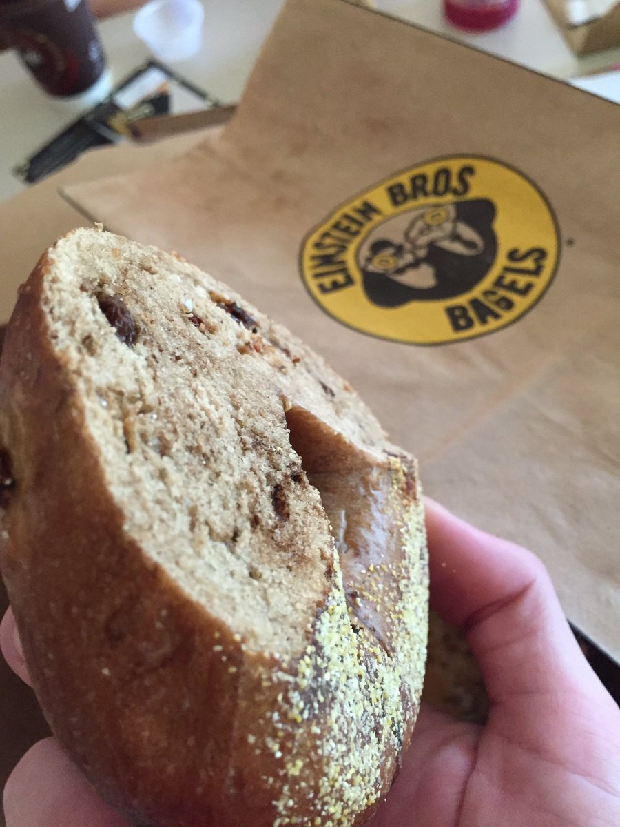 callme_fitz's tweet photo. I didn't know what my 20 percent off coupon was for. Thanks @EinsteinBros https://t.co/oOVE2wgBVZ