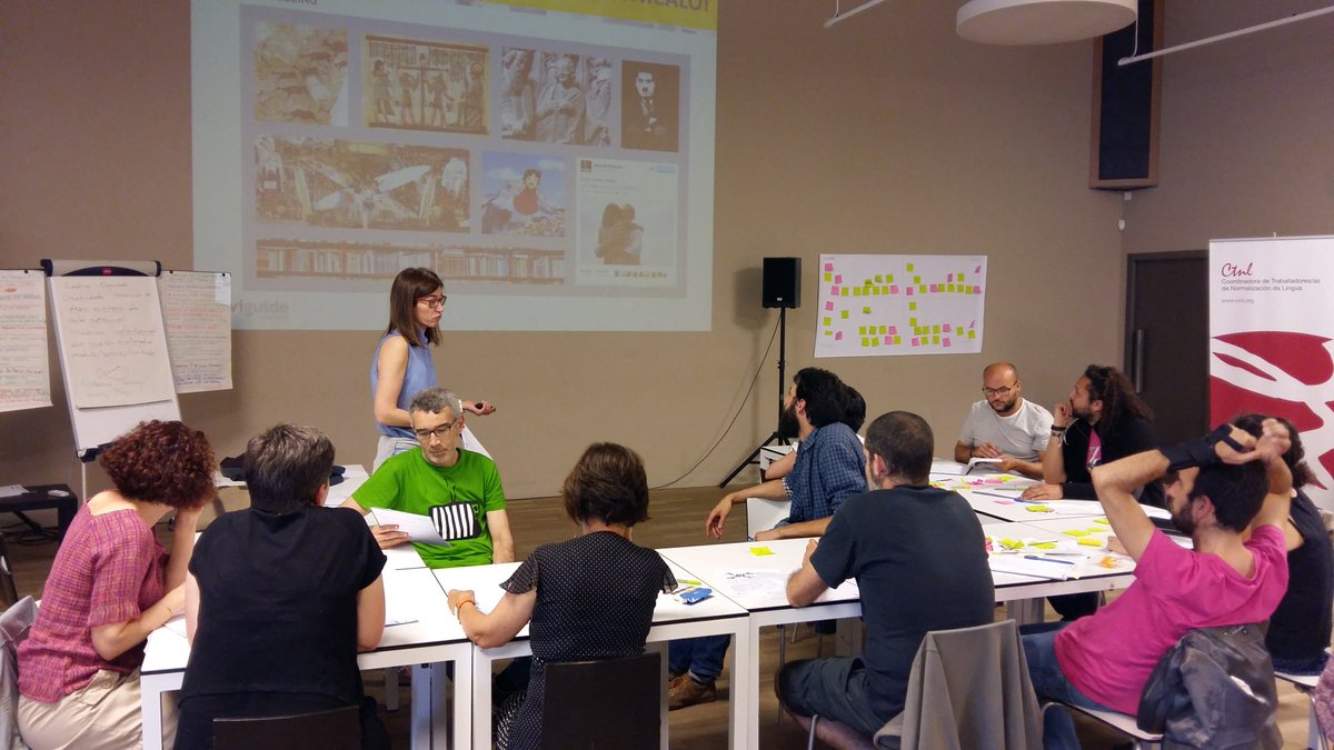 Ben proveitoso obradoiro da <a href="/ctnl/">CTNL</a> de pensamento creativo para a normalización lingüística. De aquí han saír cousas!