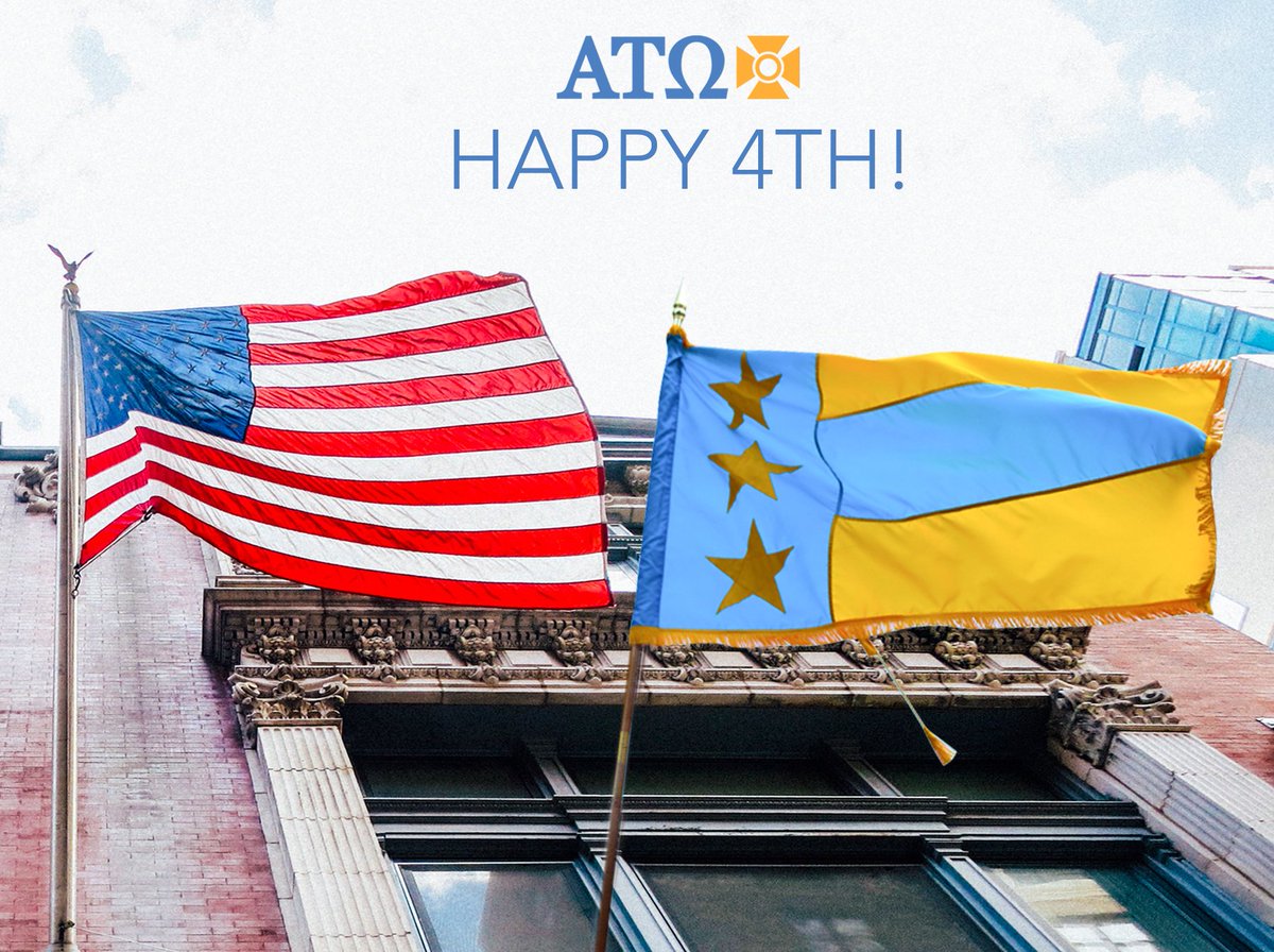 AlphaTauOmega's tweet photo. Enjoy the 4th w/ family &amp; friends. Thank our military members who continue to fight for our independence. #Happy4th https://t.co/uj66LFhqbQ