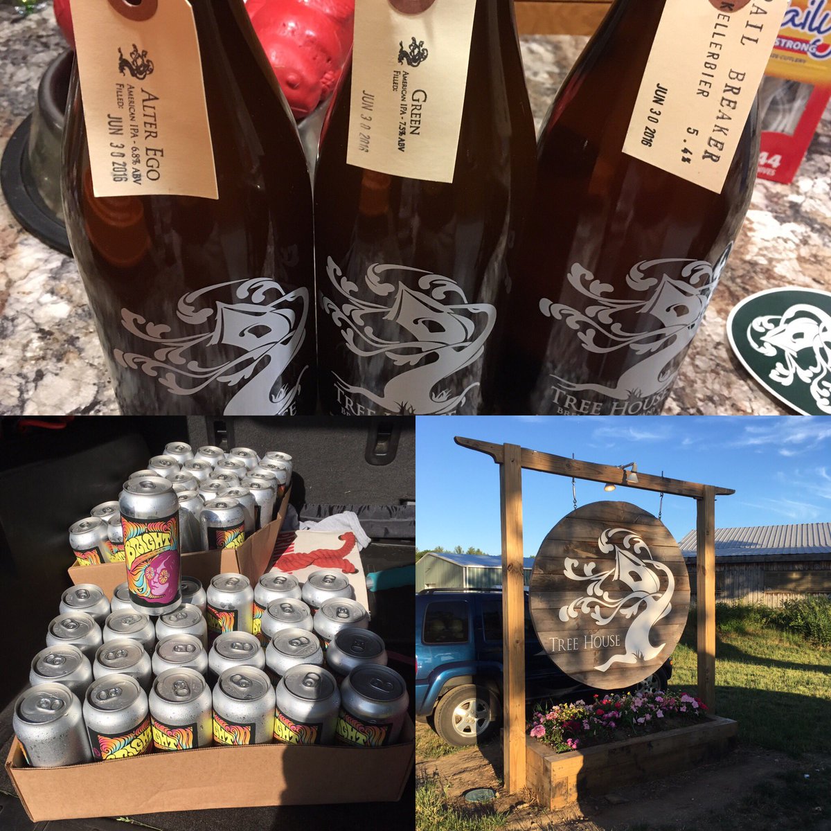 weg5006's tweet photo. Thanks @TreeHouseBrewCo for your hospitality! Up from NC visiting friends in CT so stopping by was my #1 request! https://t.co/MSOtyg4hCh