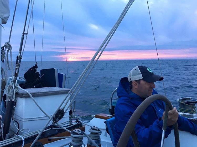 Woodbrowser's tweet photo. Matt Hagerty reppin' #WoodbrowserGear on a sailing trip this past week #Woodbrowser #LumberTraders #NoFilter https://t.co/UuZwXEjeog