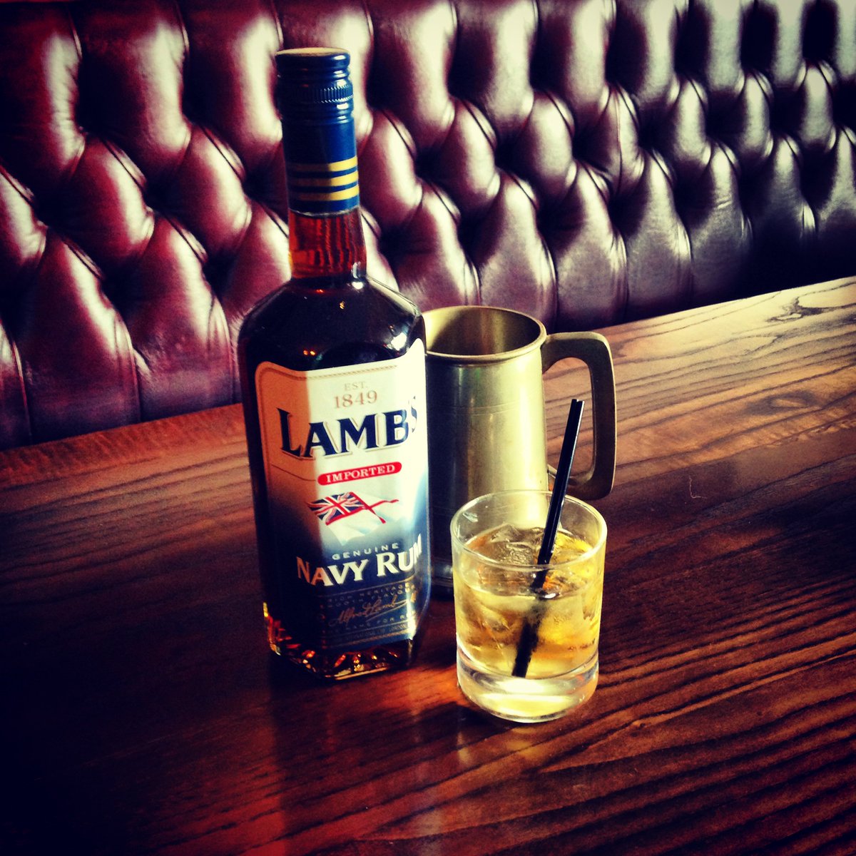 Enjoy your weekend with a Lamb's Navy Rum. #Cheers