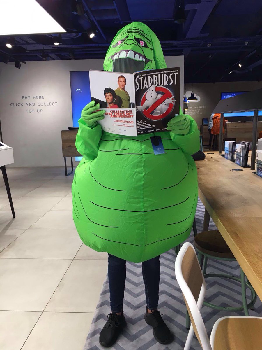 Who you gonna call? Well, apparently Manchester's <a href="/O2/">O2</a> store know! Slimer has good taste starburstmagazine.com/subscribe/late…