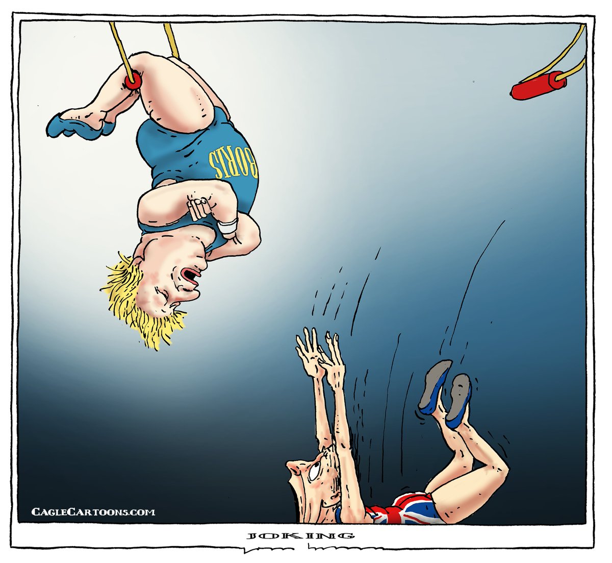 Global Cartoons On Twitter Boris Johnson Just Kidding Cartoon By Joepbertrams The Netherlands Boris Brexit Brexicutioners Gove