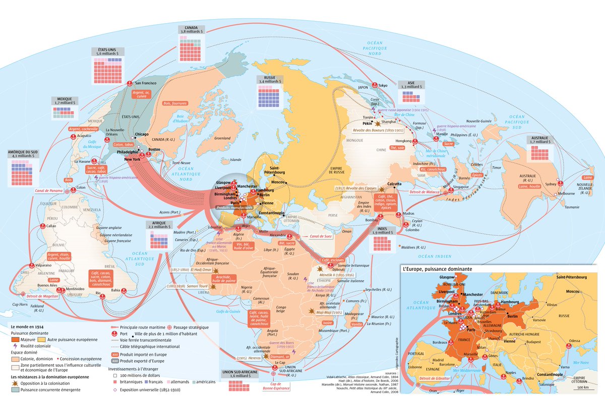 Legendescartographie On Twitter La Mondialisation Au Xixe