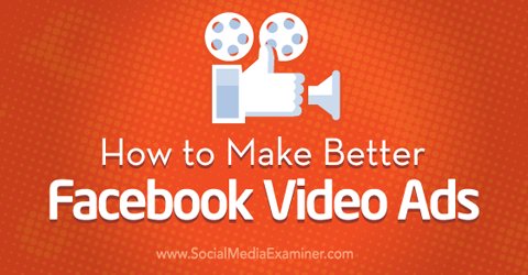 VideoHow2's tweet photo. How to Make Better Facebook Video Ads https://t.co/siOo0Pebhg #VideoMarketing https://t.co/9ddrOLxPoH