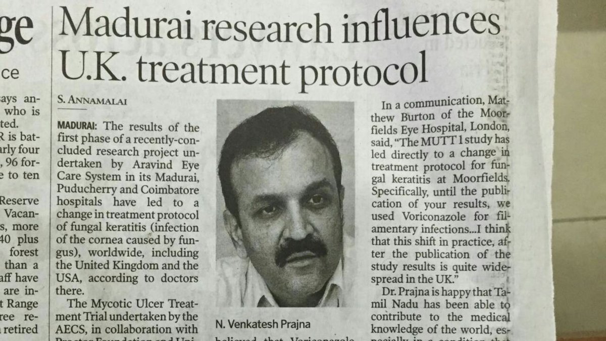 Great message on Doctors day. Proud to see this newspaper article