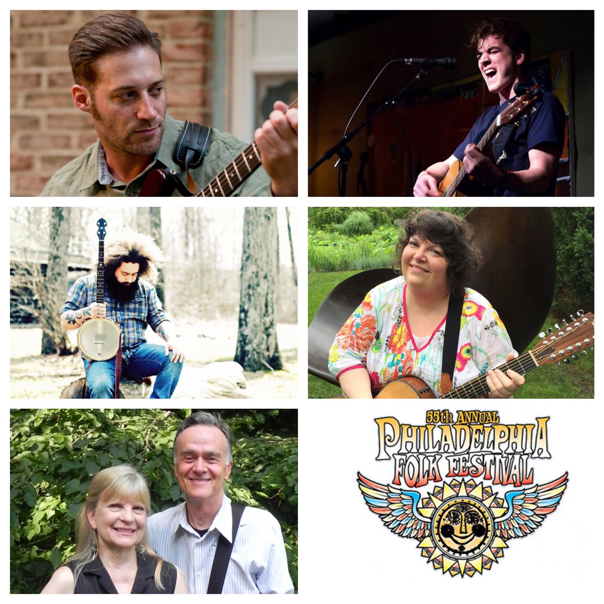 folksongsociety's tweet photo. Check out #JasonAger #JasonMcCue @JeremiahTall @katherinerondea #LastChance at this year's 55th @PhillyFolkFest https://t.co/lph6ExbdIF