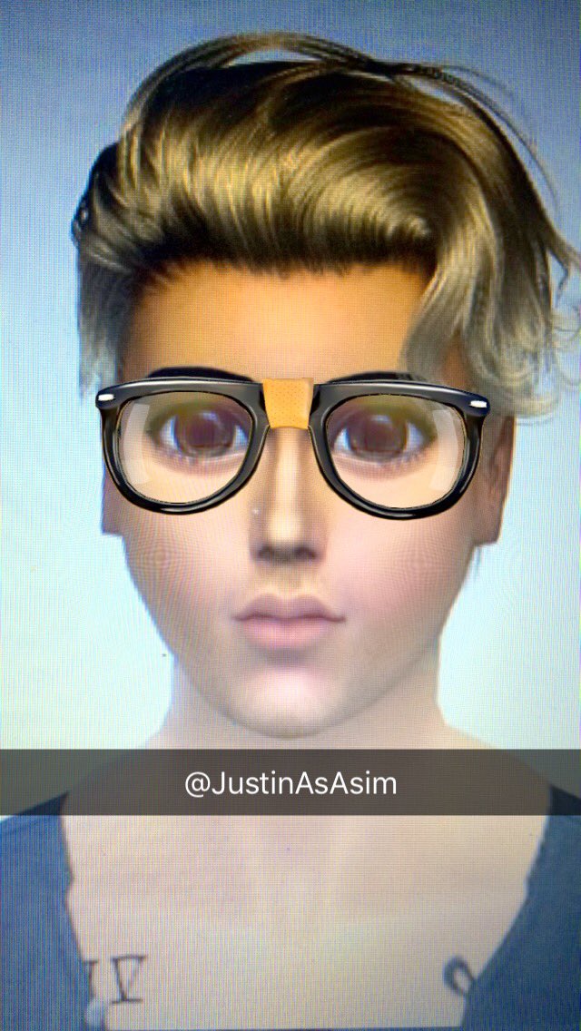 Justin as a sim tweet media