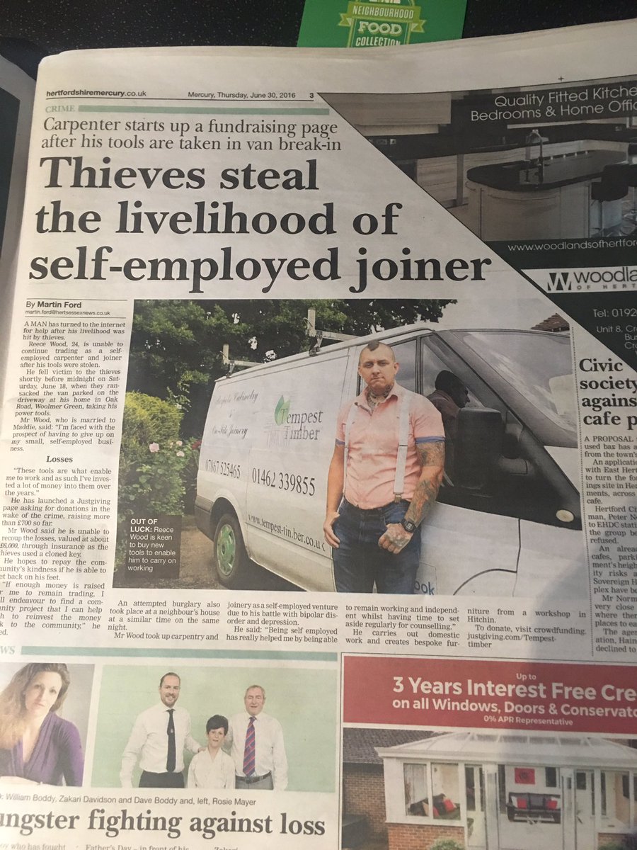 tempest_timber's tweet photo. Thanks to @HertsMercury for their supporting article https://t.co/ITWSWOnXZt https://t.co/mDwuhmVYax