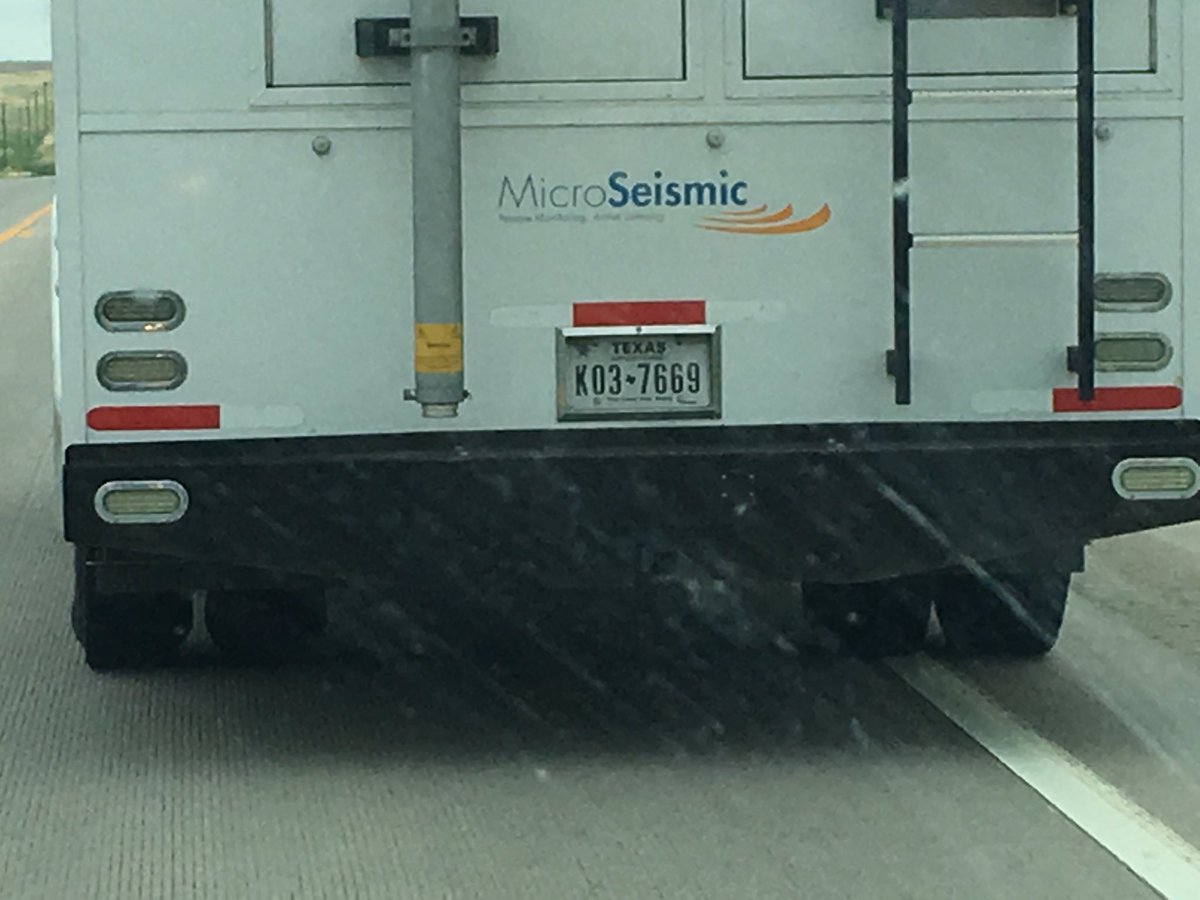 LabsOfCLEAR's tweet photo. @Micro_Seismic howdy neighbor #passivemonitoring #activelistening #mobilelab #oilandgas #travellingTexans https://t.co/HaFFa20hdw