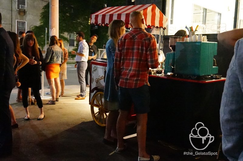 Outdoor gelato cafe... #Customer appreciation #gourmet #vintageGelatoCart #espressobar #the_GelatoSpot #Toronto